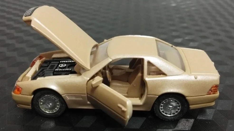 Mercedes 500 SL Majorette Chromes, cod. N° 260, échelle 1/58