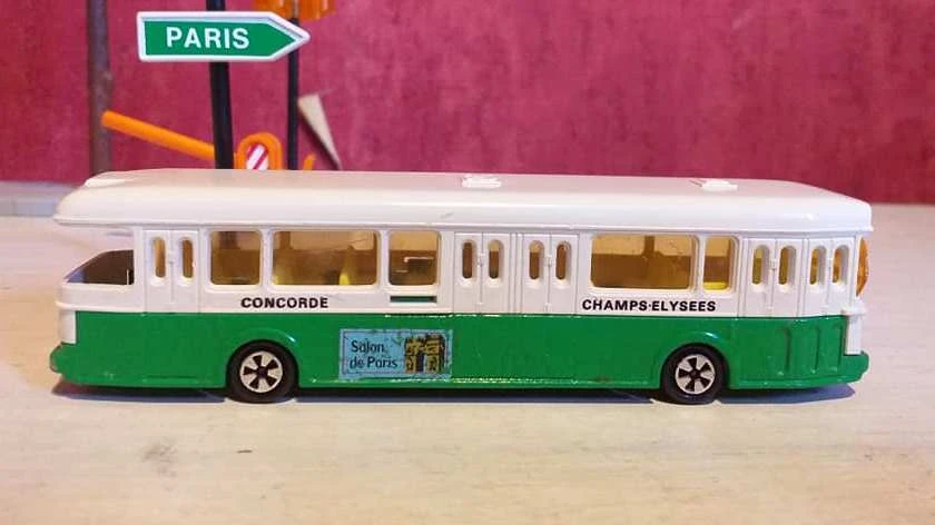 Jouets Mont Blanc – Bus Renault Saviem E7 – Réf EL7 – 28 Cm – Vintage 1974
