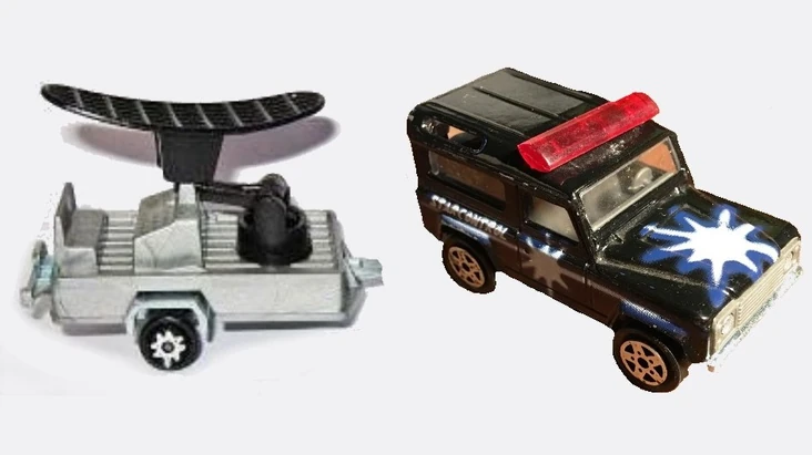 MJORETTE GRND SERIES LND ROVER DEFENDER POLICIE NOVÉ SVĚTLO ZVUK z