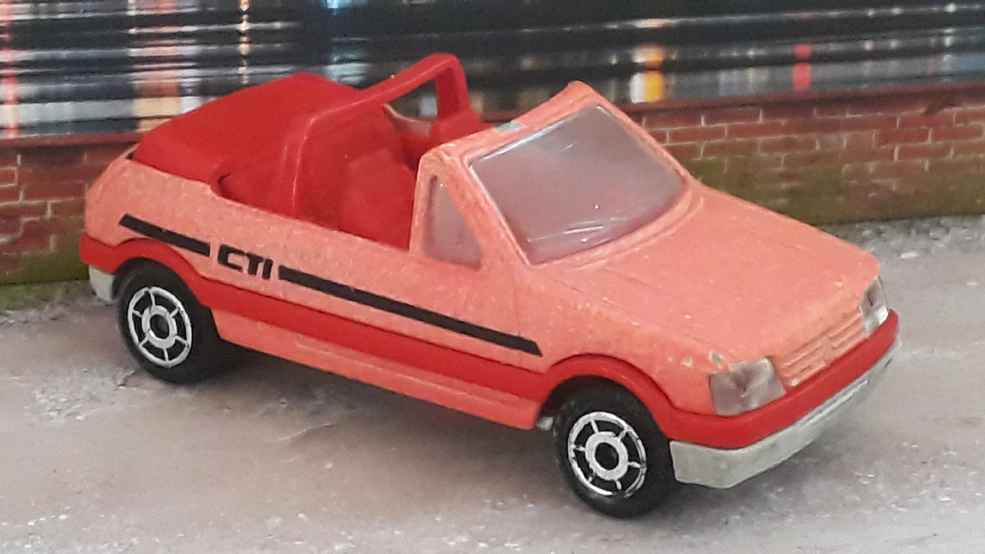 Rare - Majorette Majopub Peugeot 205 Gti ECCO