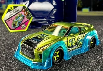 Nissan GT-R Green Beast Majorette Tune Ups 1/64 - Série 3 - Super Rare