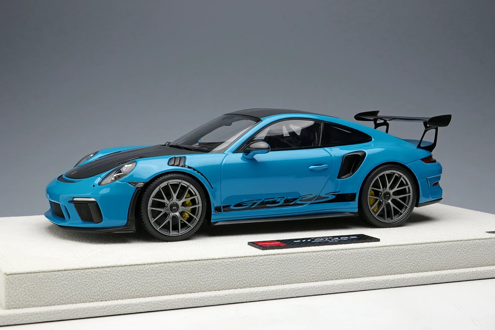 Porsche 911 (997) GT3 RS Argent - Make-Up Eidolon EM710C - 1/43 Résine