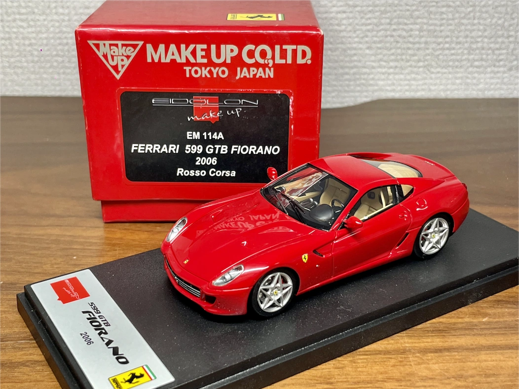 アイドロン 1/43 フェラーリ 599GTB Ferrari 599 GTO Red With Grey