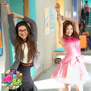 This is Sun Hi Song and Corki Chang dancing to the Make It Pop song "Make It Pop"