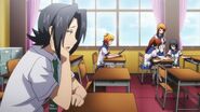 Kengo in class with Inaho Kushiya