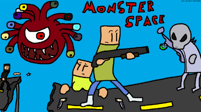 Monster Space Title