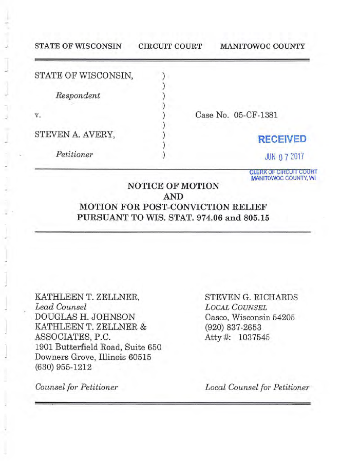 Steven Avery's latest motion denied, court records show