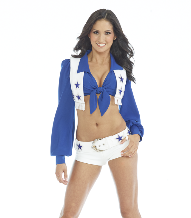 dallas cowboys cheerleaders uniform fitting