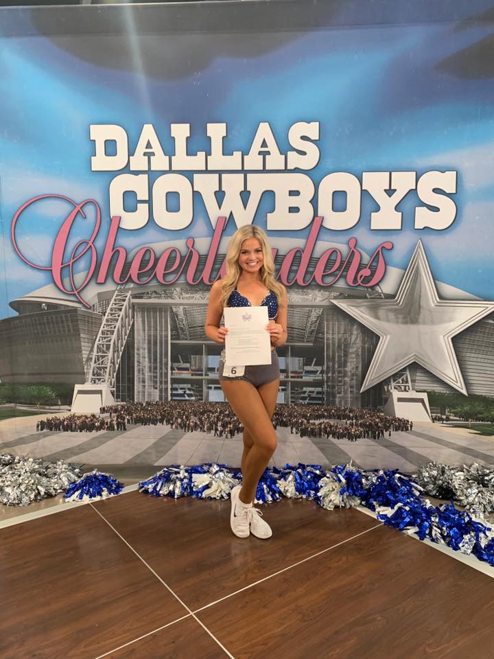 Dallas Cowboys Cheerleaders - One of Lauren's most embarrassing