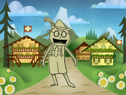 Mr. Milk as a Swiss banker