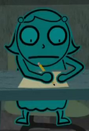Maggie writing the Tragedy of Hopelessness Number 4