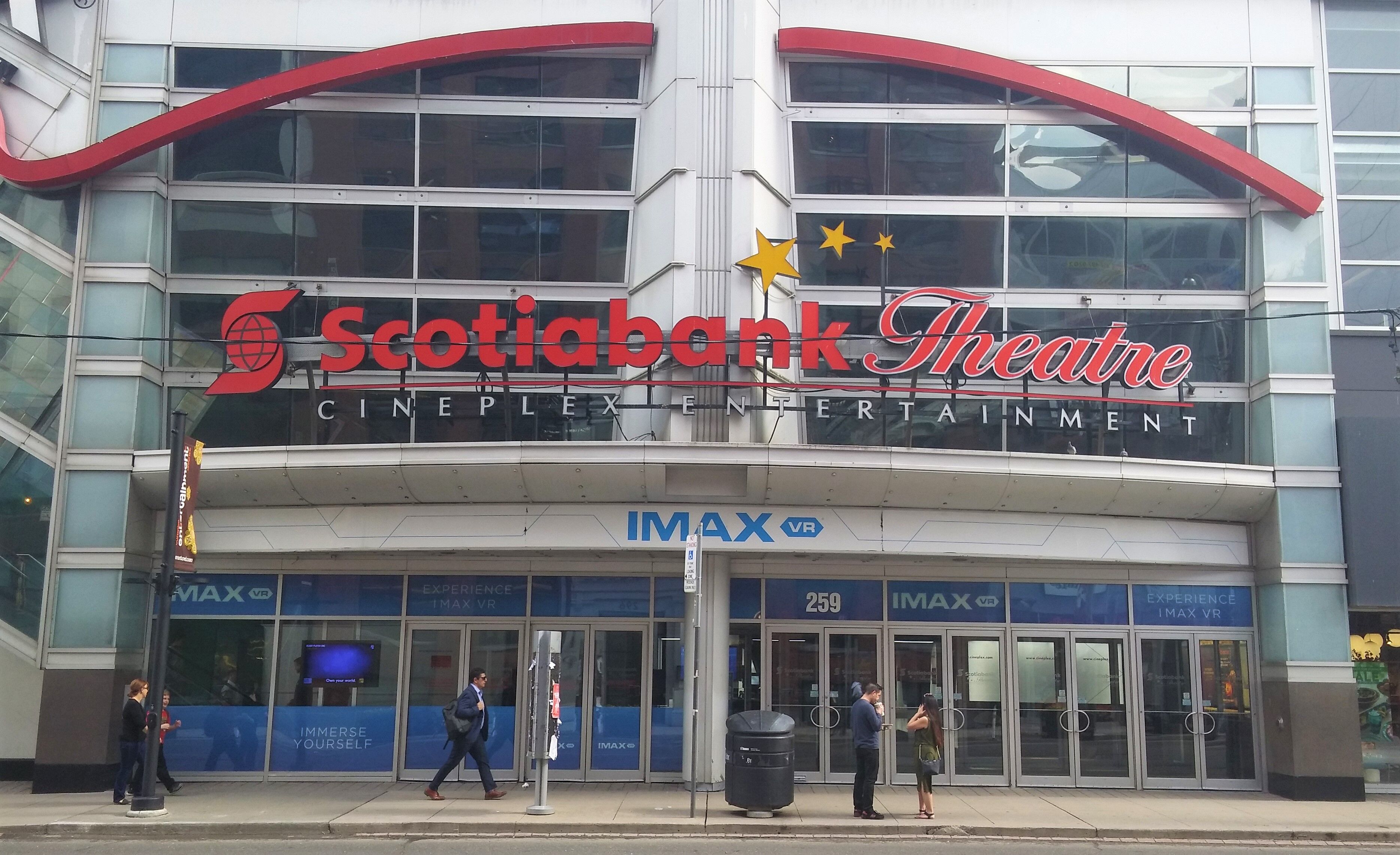 Cineplex Movie Theatre At Chinook Centre Mall Stock Photo