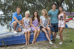 Mako Mermaids Photo: amy, erin, lucy & ivy in the moonpool