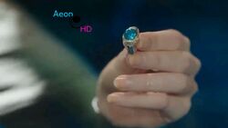 Mimmi's Moon Ring from Mako Mermaids, probably size 10 to wear on index  finger.