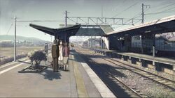 Iwafune Station Makoto Shinkai Wiki Fandom Iwafune Station Makoto Shinkai Wiki Fandom