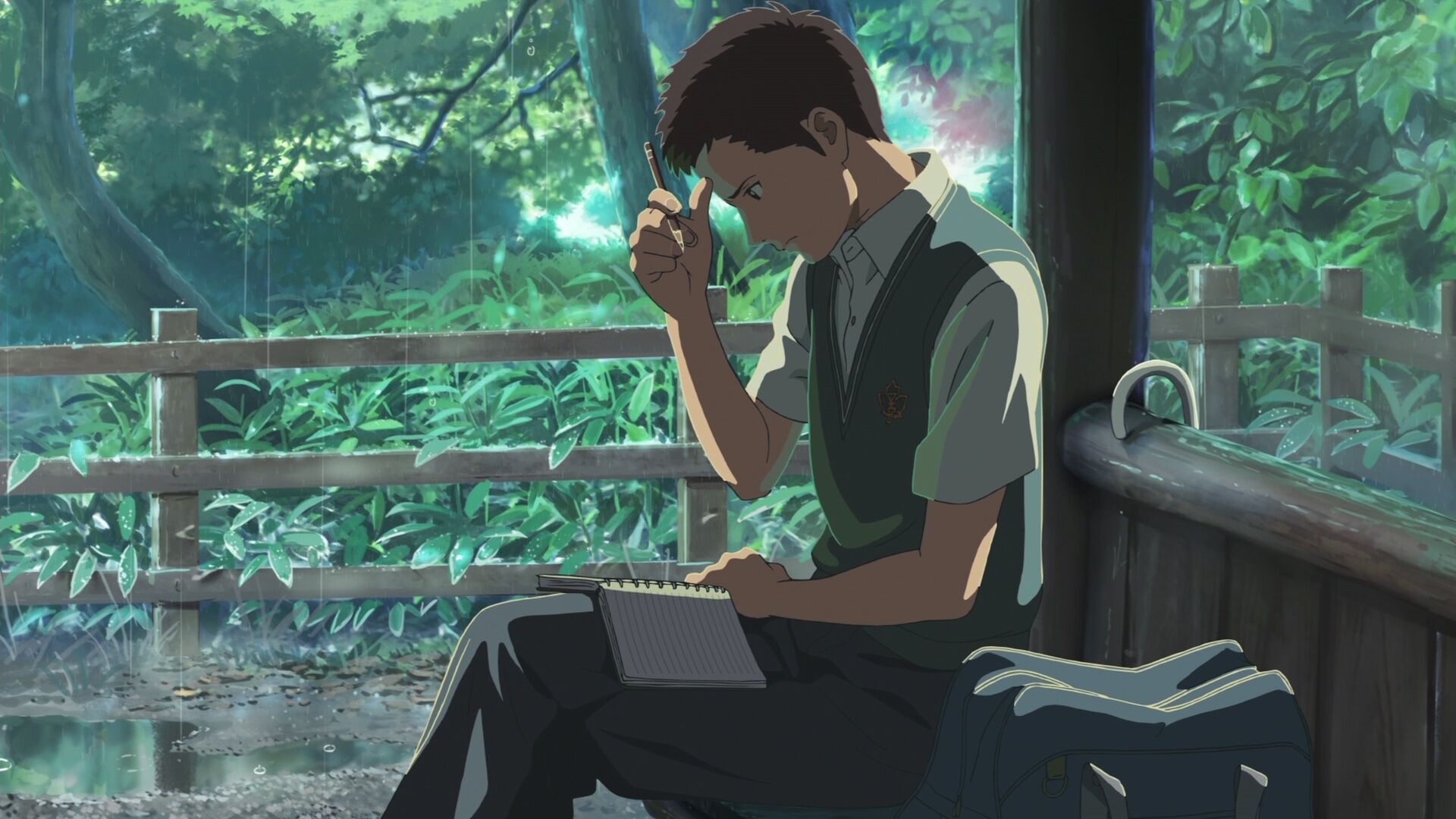 The Garden of Words  DVD  Bluray Anime Review  The Otakus Study