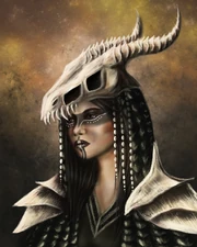 Female Bonecaster by Efirende