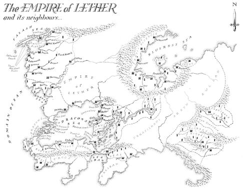 Map Empire of Lether