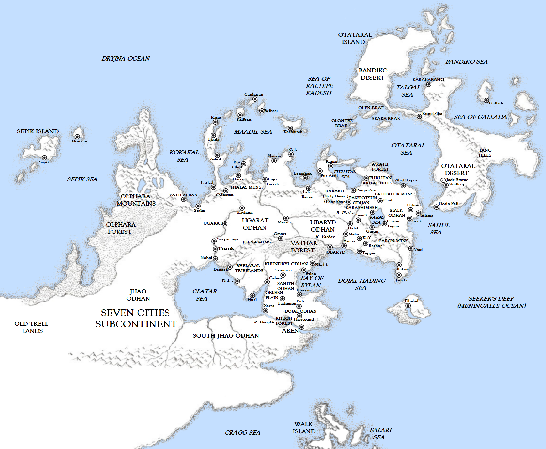 Seven Cities Map Malazan Seven Cities | Malazan Wiki | Fandom