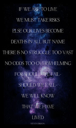 If we are to live