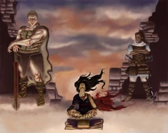 Toblakai, Sha'ik and Leoman of the Flails by Grimhilde 