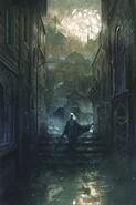 Anomander Rake and the Hounds of Shadow by Marc Simonetti