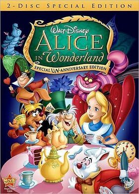Alice in Wonderland 1951 DVD Cover