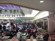 Food court and mall playground, looking towards the Sears hallway