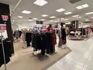 Lower-level men's Clothing Department, including Tommy Hilfiger.