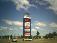 Fredericton Malls road sign