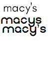 More Macy's Logos