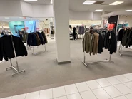Lower-level men's coats, which is already mostly liquidated and cleared out.