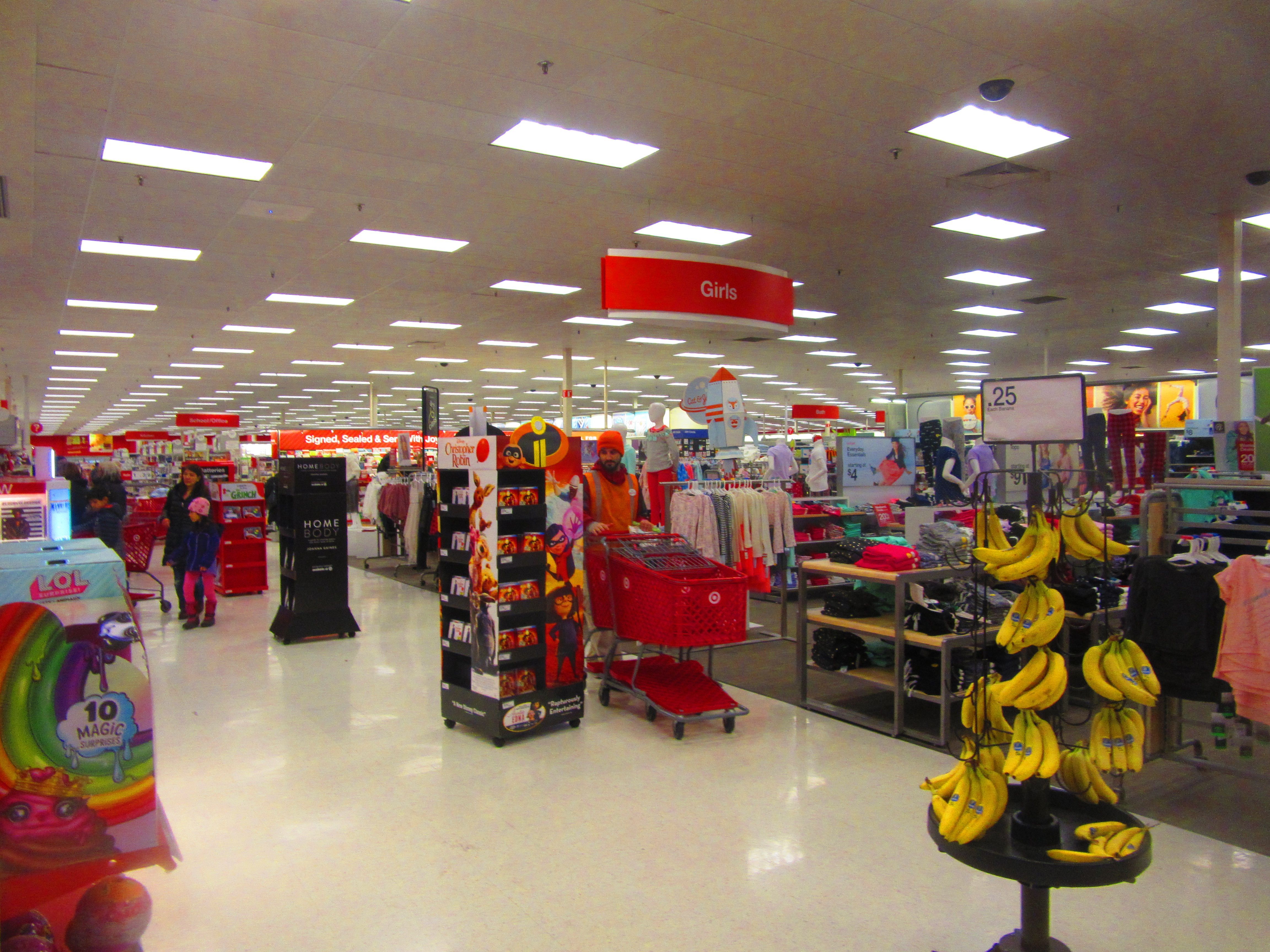 target aisle layout