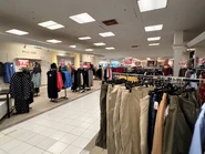 Lower-level plus Size clothing department.