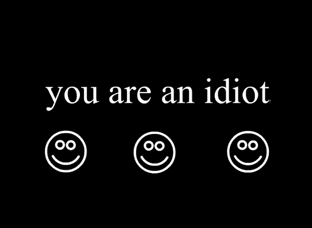You are an idiot | Sticker
