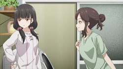 Isana Higashira wants to sleep on Mizuto's lap Ep10 - My Stepmom's