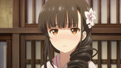 yume irido❤️ slide 1-10😩❤️ Her face is so cute when she blushing😩❤️  Episode 10 Anime : mamahaha no tsurego Chara : yume irido 🥀feel free…