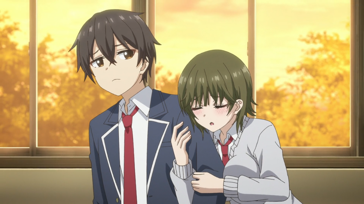 Isana Higashira wants to sleep on Mizuto's lap Ep10 - My Stepmom's