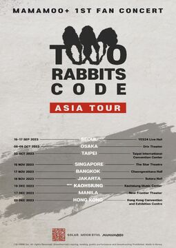 MAMAMOO+ 1ST FAN CONCERT [TWO RABBITS CODE] - ASIA TOUR