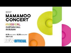 2017 MAMAMOO CONCERT 'MOOSICAL' Curtain Call/Gallery
