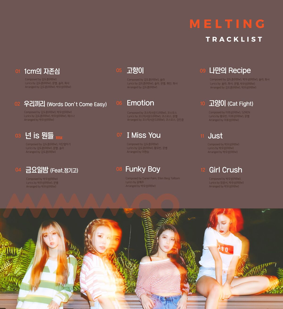 サイン入り mamamoo melting アルバム（ニュース ｜ MAMAMOO