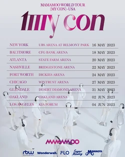 MAMAMOO WORLD TOUR [MY CON] - USA | MAMAMOO Wiki | Fandom