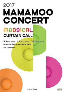 Mamamoo Moosical Curtain Call Blu Ray 2 Disc New Sealed Rare