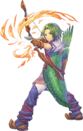 Official artwork of Lekius in Echoes of Mana.