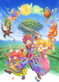 Secret of Mana promotional art for Rise of Mana.