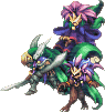 The Mana Goddess's sprites from Legend of Mana