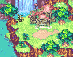 Cascade Cottage in Sword of Mana