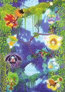 Spirits designed by Airi Yoshioka. Staff roll in Dawn of Mana.