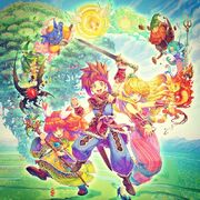 The eight elemental spirits from Secret of Mana