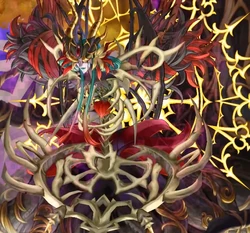 Dema's nightmarish ultimate form.